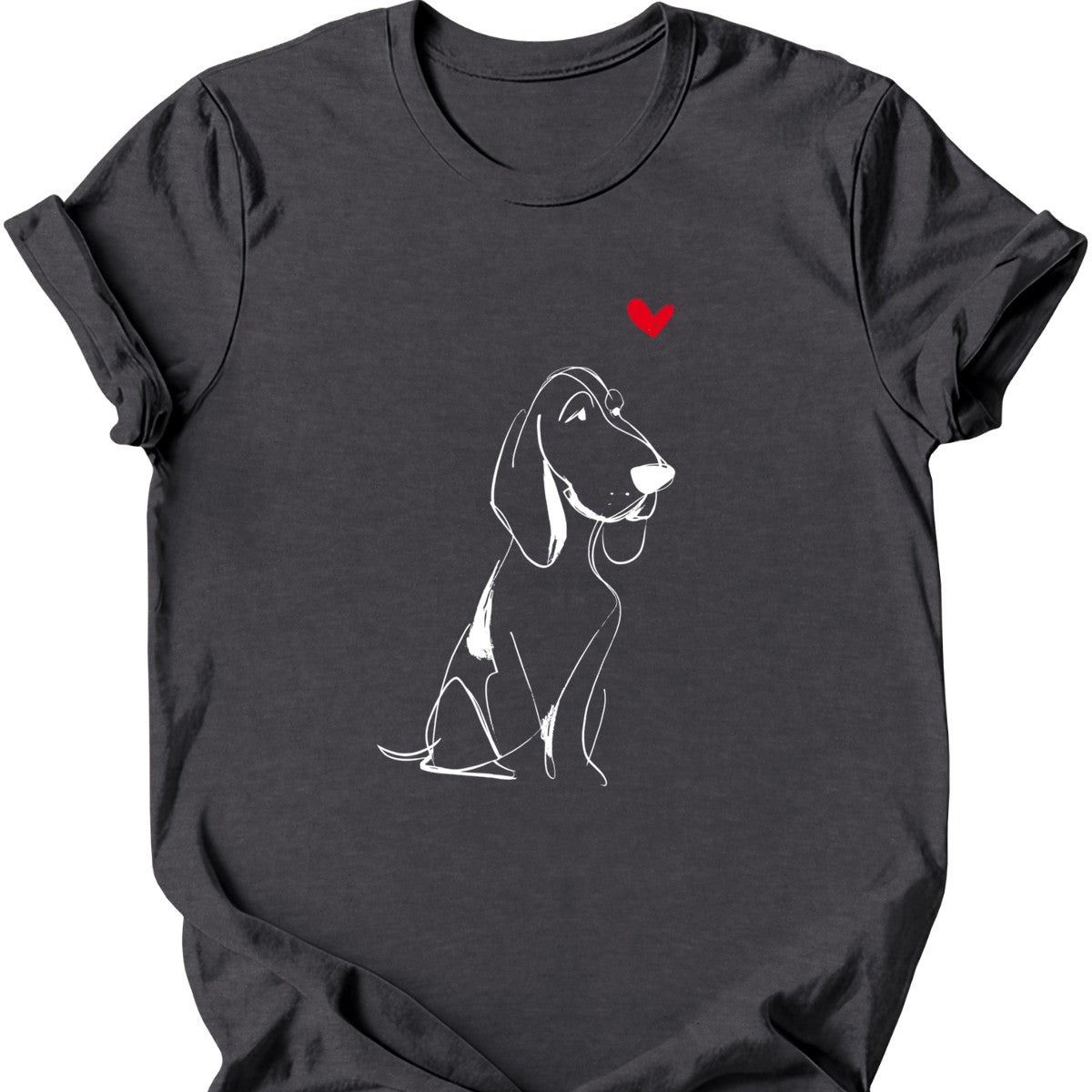 Bracco Italiano sketch tee dark heather
