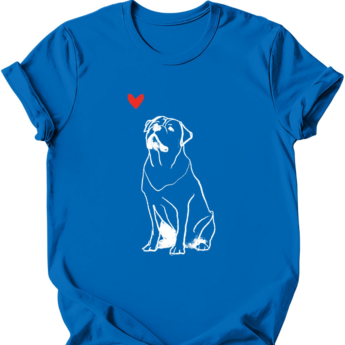 Rottweiler sketch tee royal