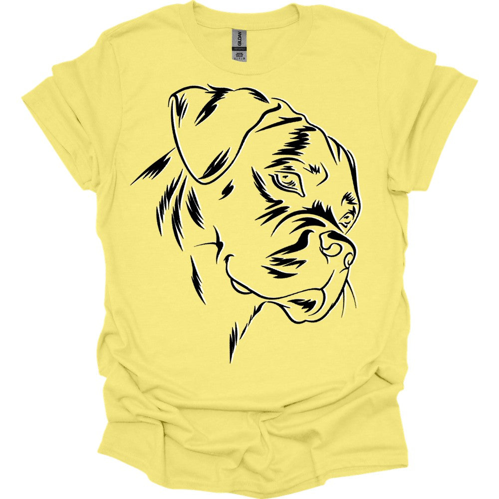 Rottweiler - Line Art T-Shirt