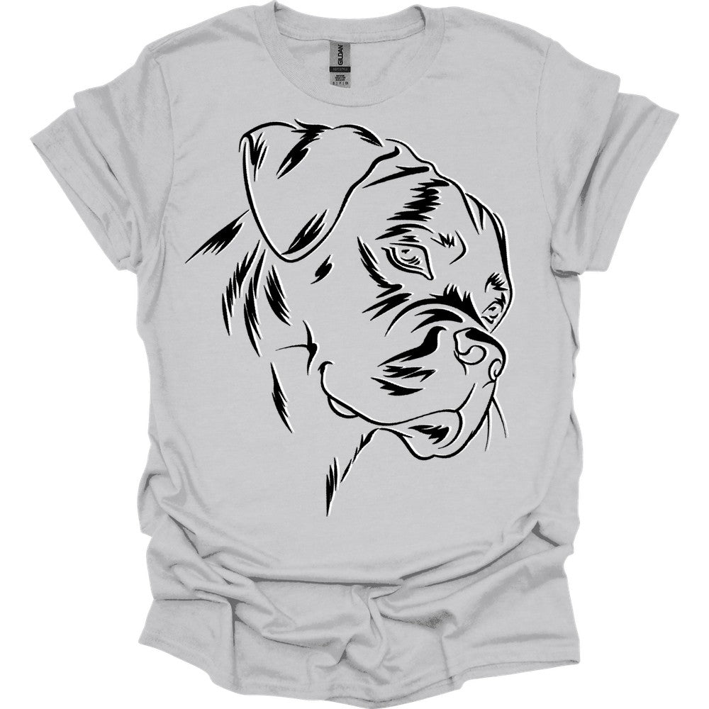 Rottweiler - Line Art T-Shirt