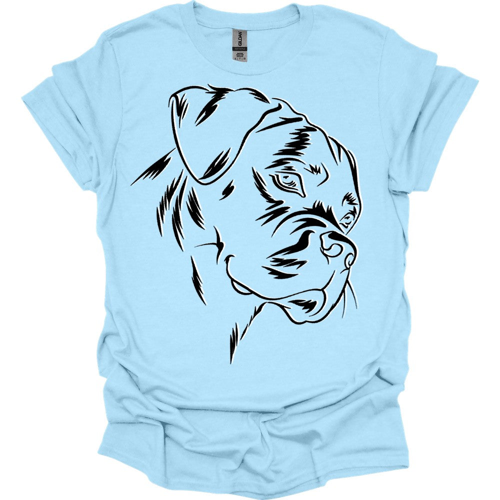 Rottweiler - Line Art T-Shirt