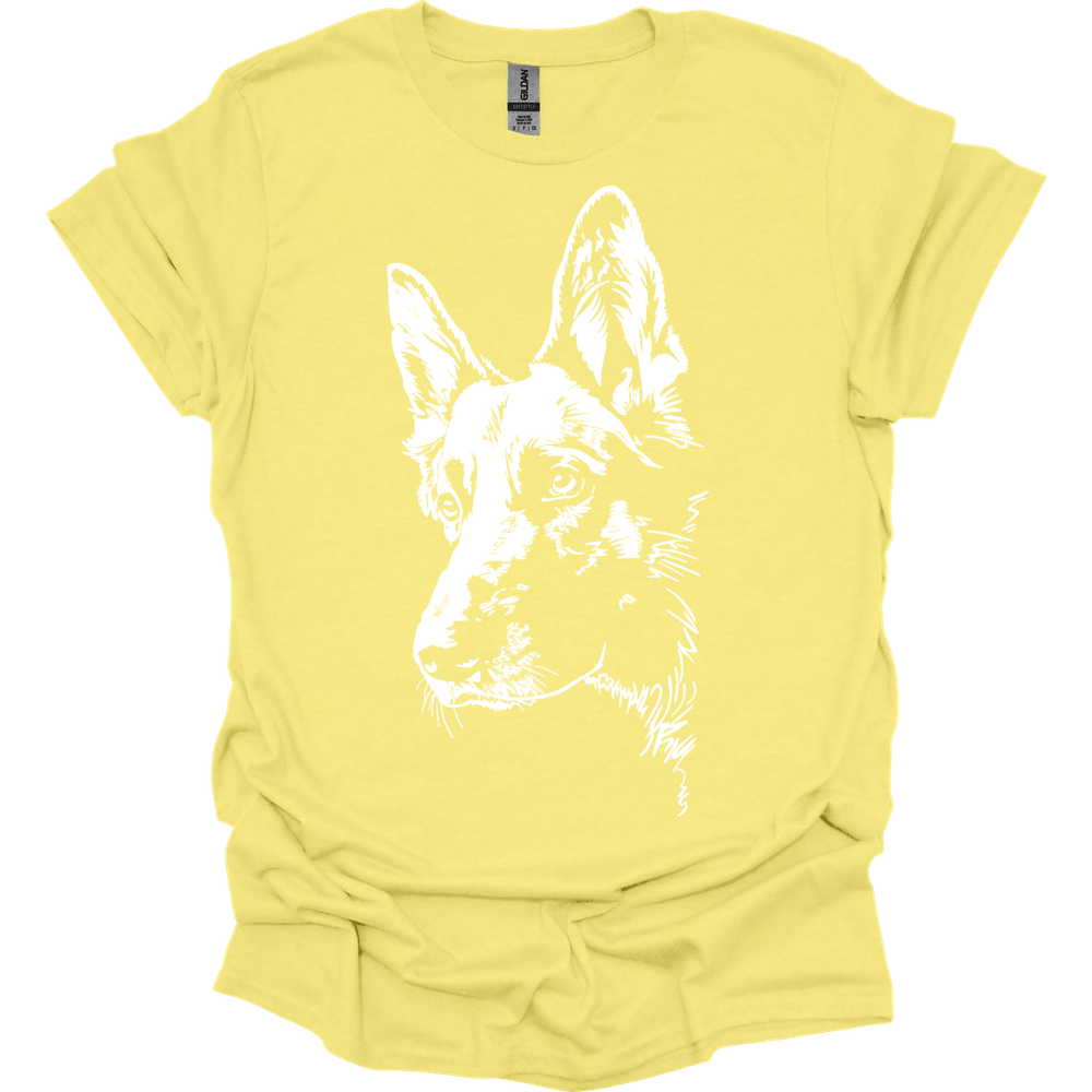 German Shepherd - Line Art T-Shirt