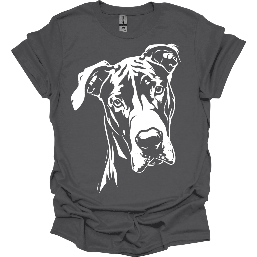 Great Dane - Line Art T-Shirt