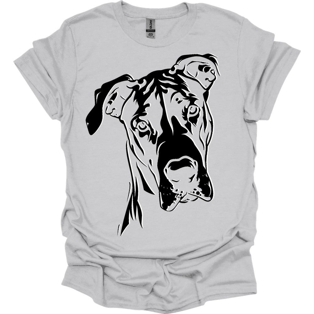 Great Dane - Line Art T-Shirt