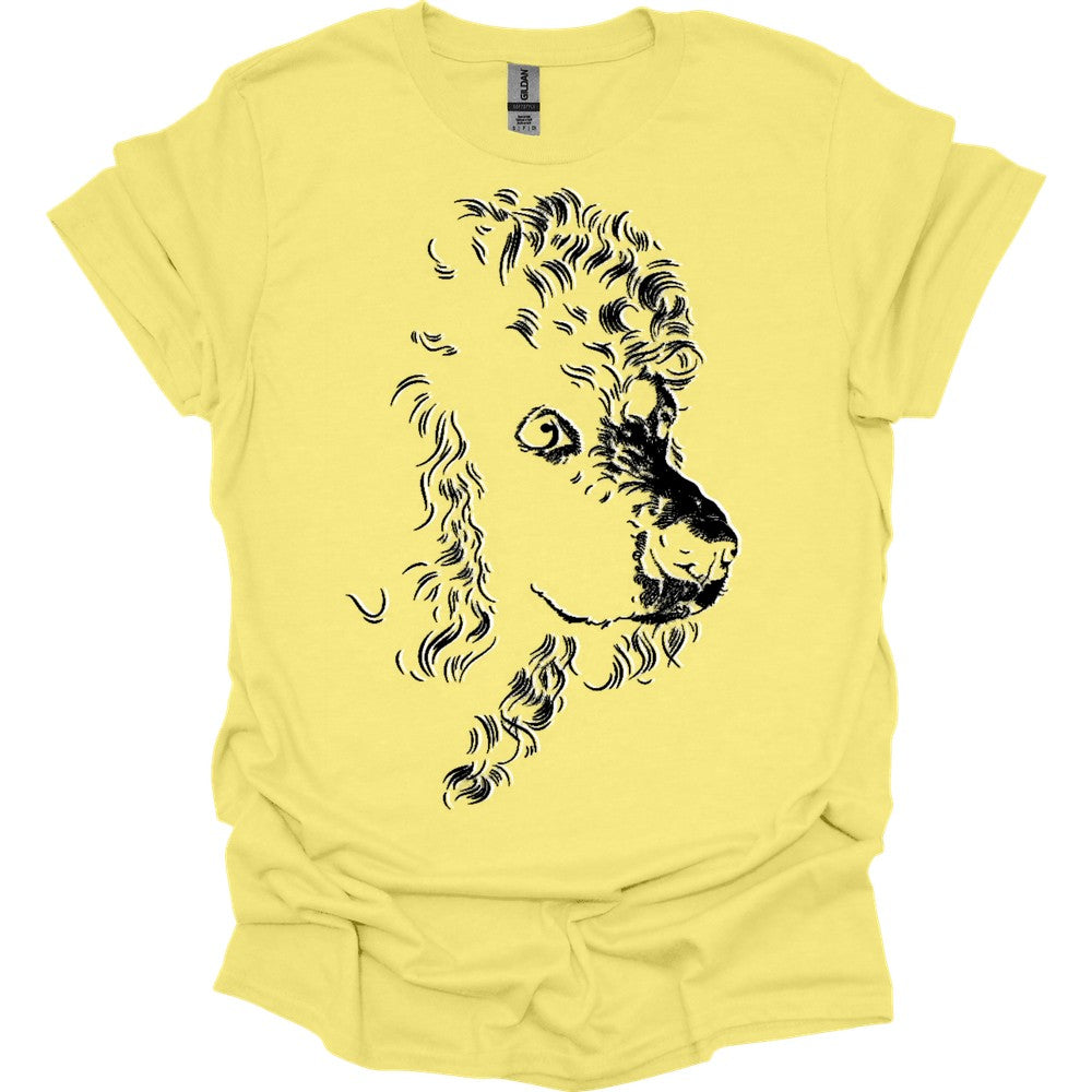 Poodle - Line Art T-Shirt