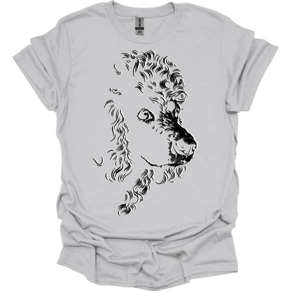 Poodle - Line Art T-Shirt