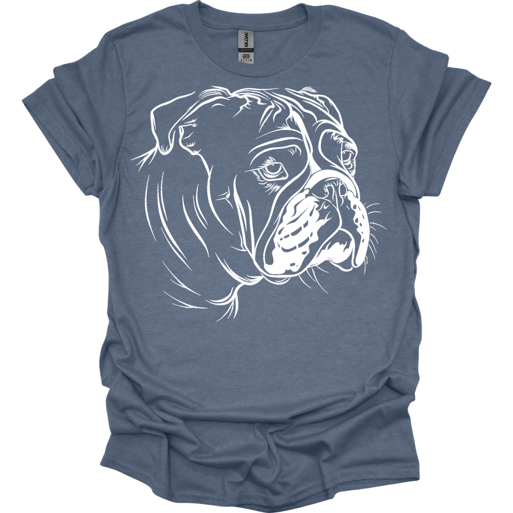Bulldog - Line Art T-Shirt