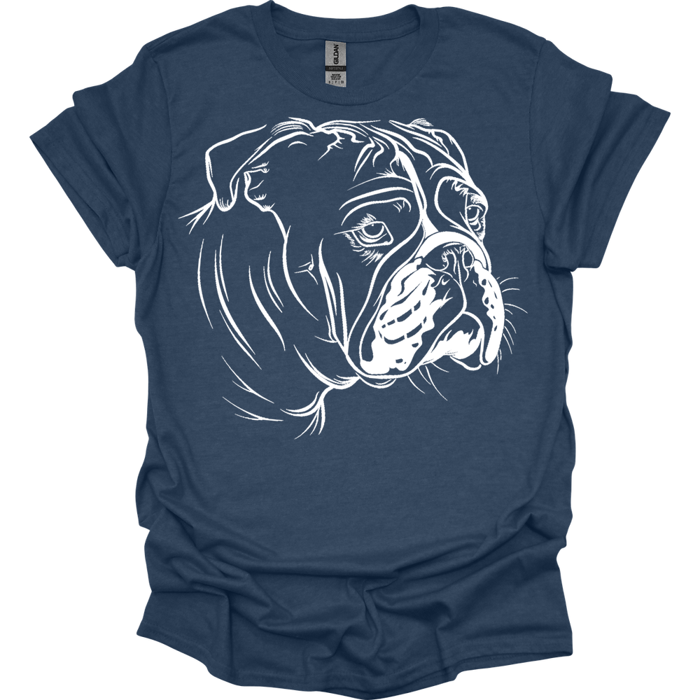 Bulldog - Line Art T-Shirt