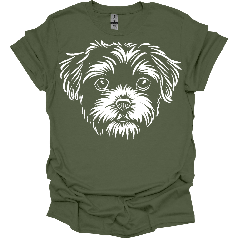 Maltipoo - Line Art T-Shirt