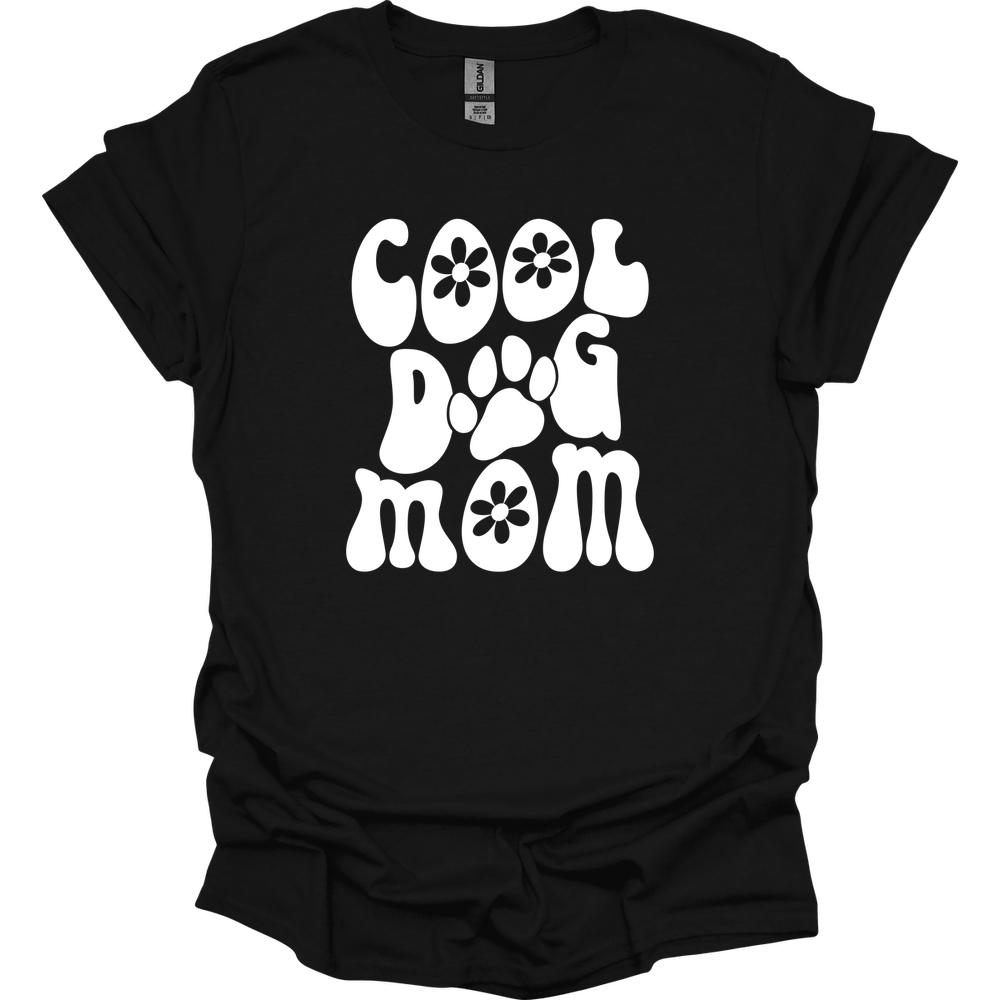 Cool Dog Mom Retro T-Shirt