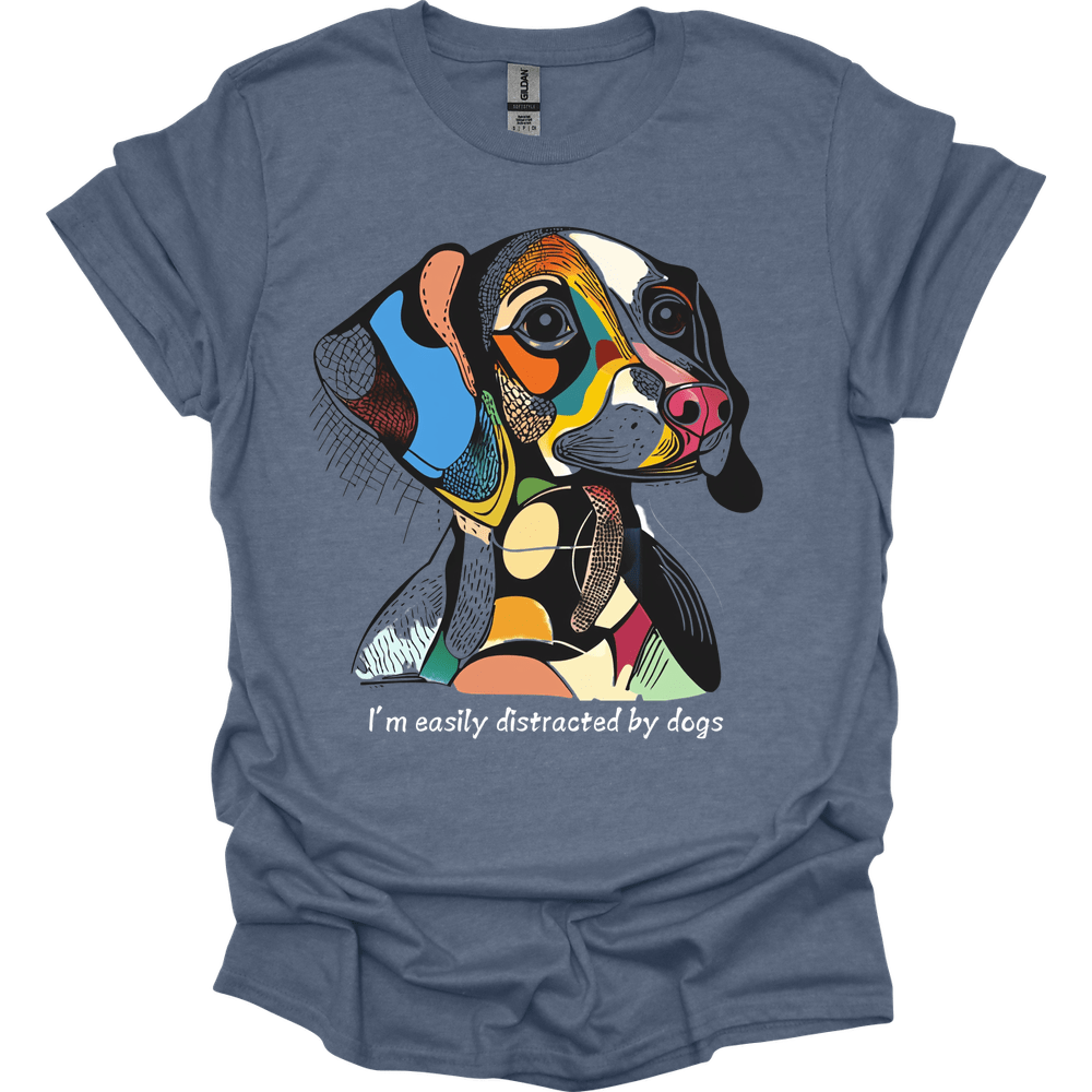 I'm Easily Distracted By Dogs 11 T-Shirt