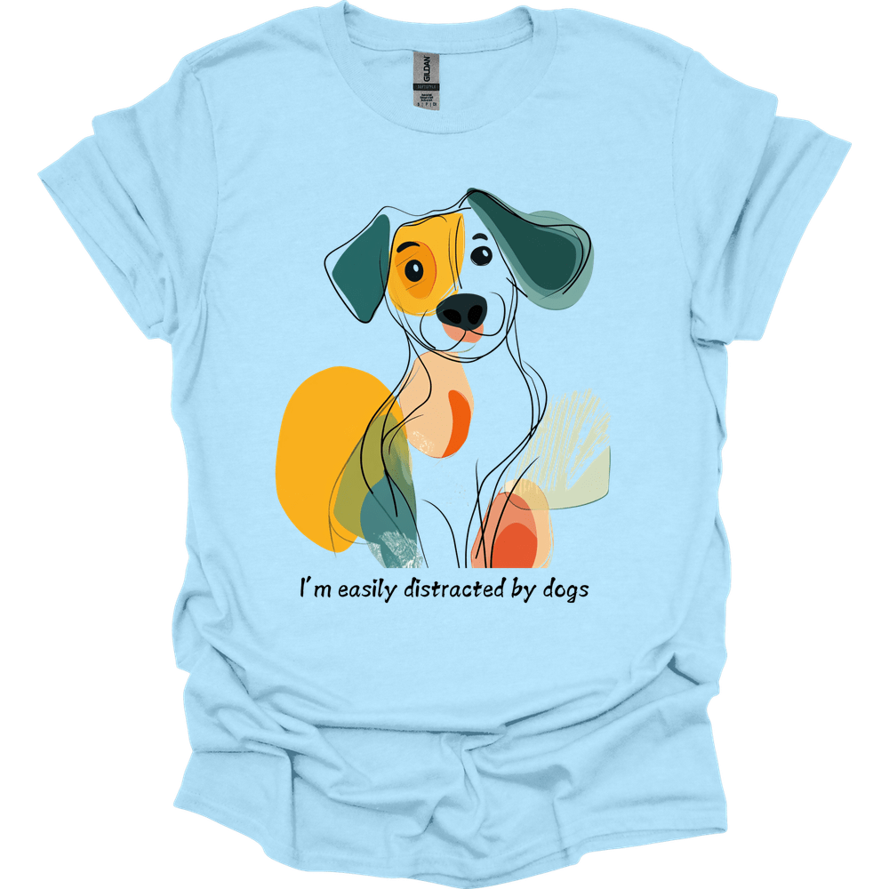 I'm Easily Distracted By Dogs 2 T-Shirt