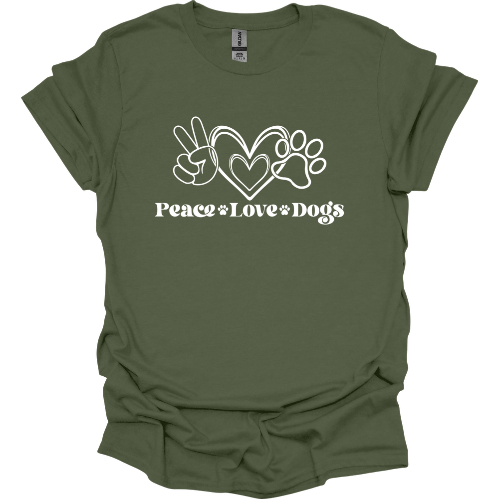 Peace Love Dogs T-Shirt