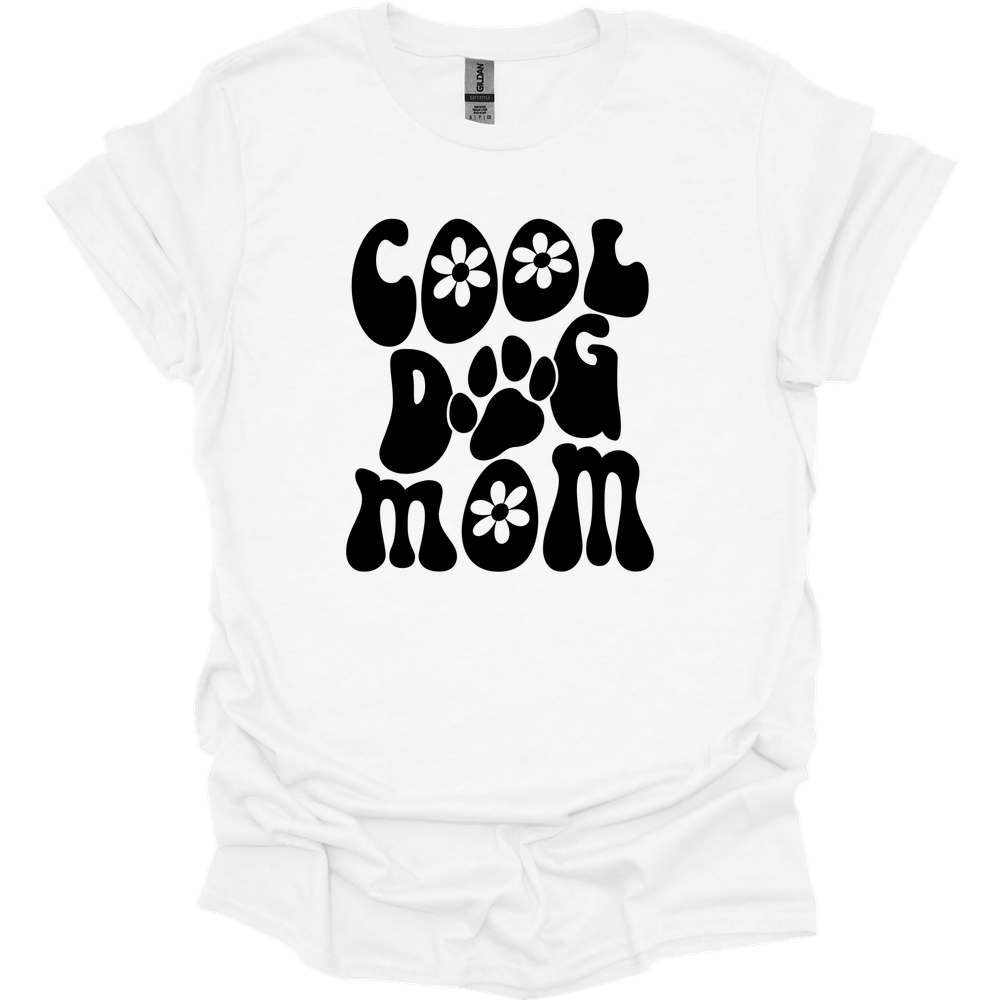 Cool Dog Mom Retro T-Shirt