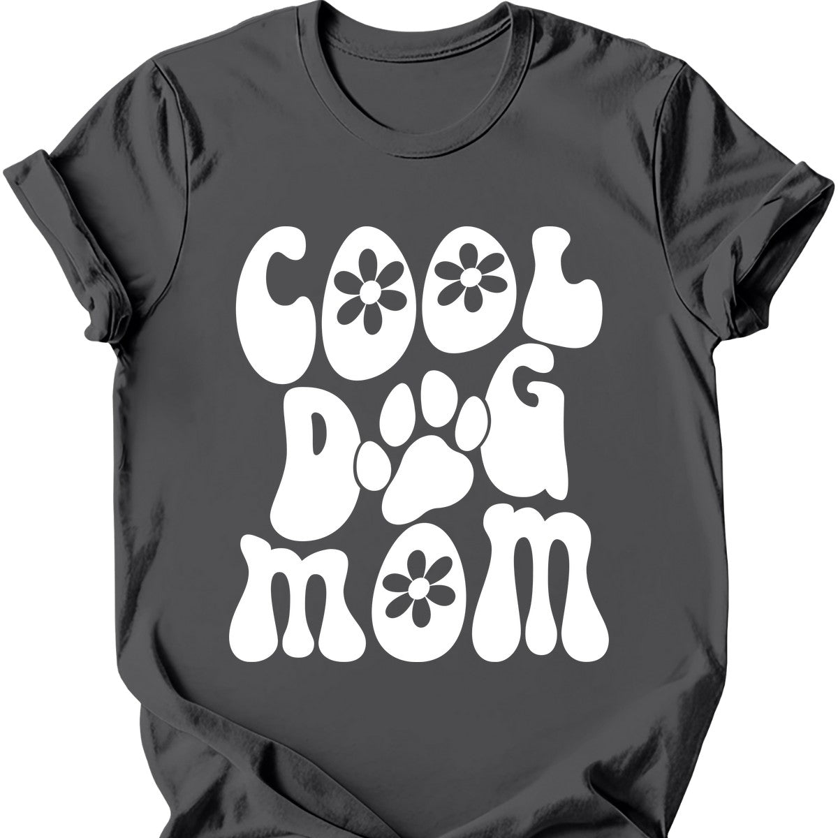 Cool Dog Mom Retro T-Shirt