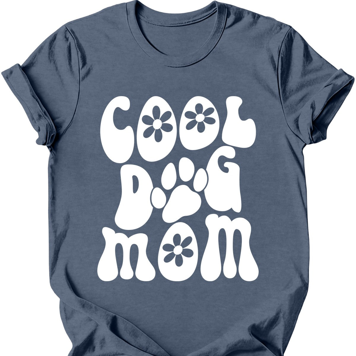 Cool Dog Mom Retro T-Shirt