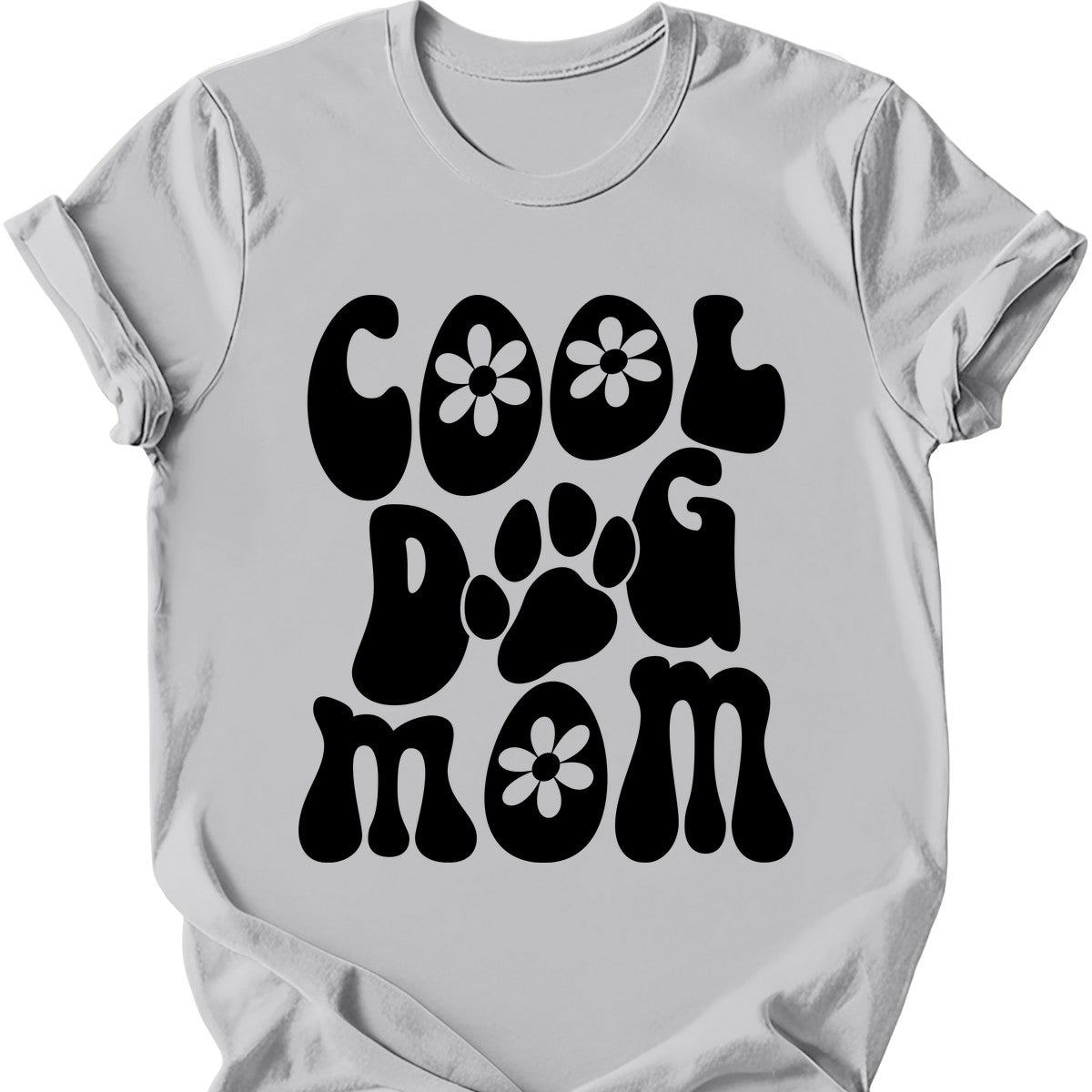 Cool Dog Mom Retro T-Shirt