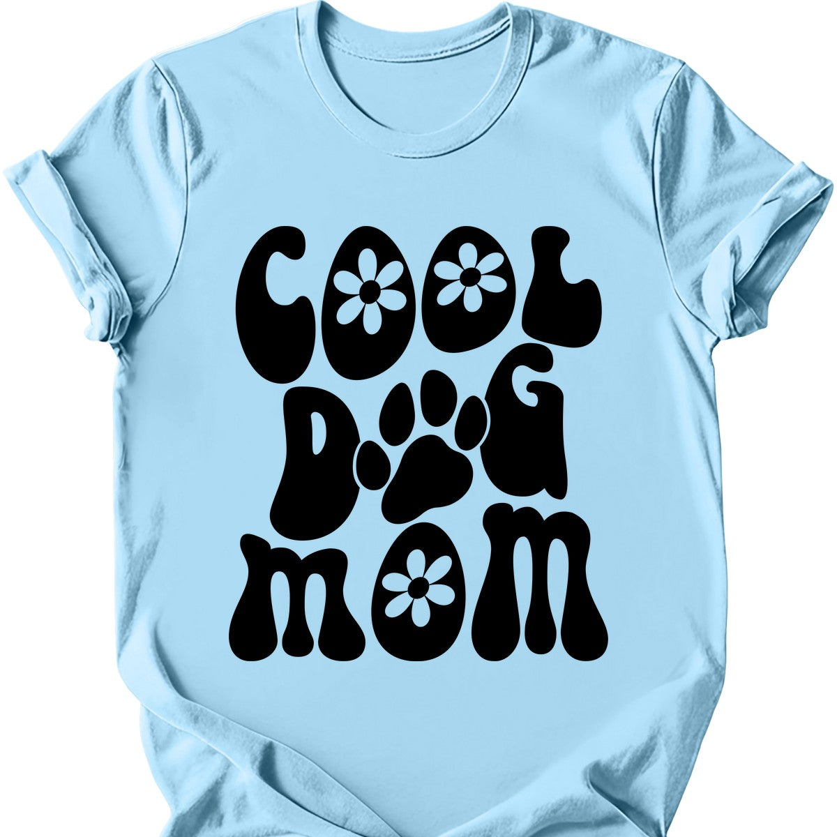 Cool Dog Mom Retro T-Shirt