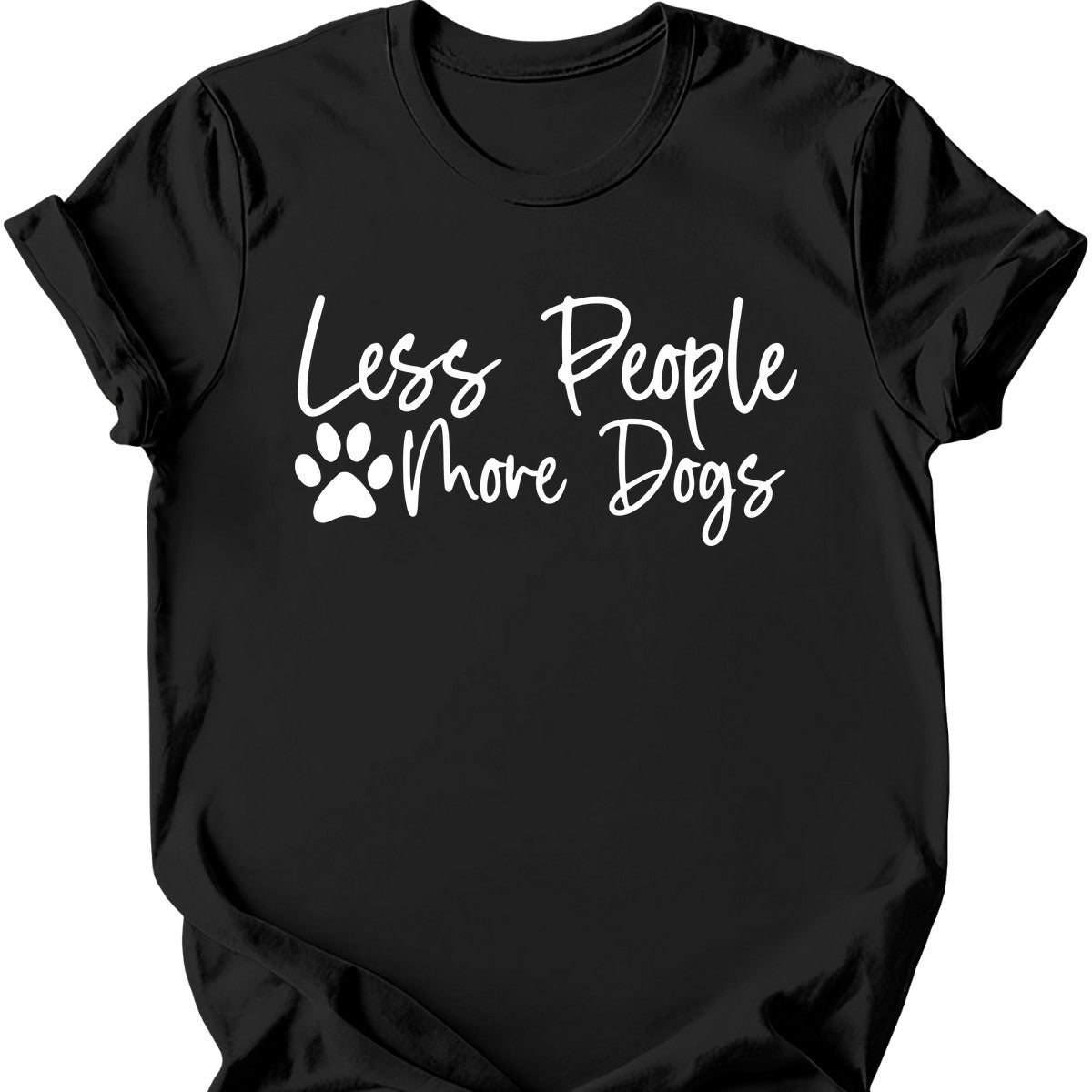 Less People More Dogs T-Shirt