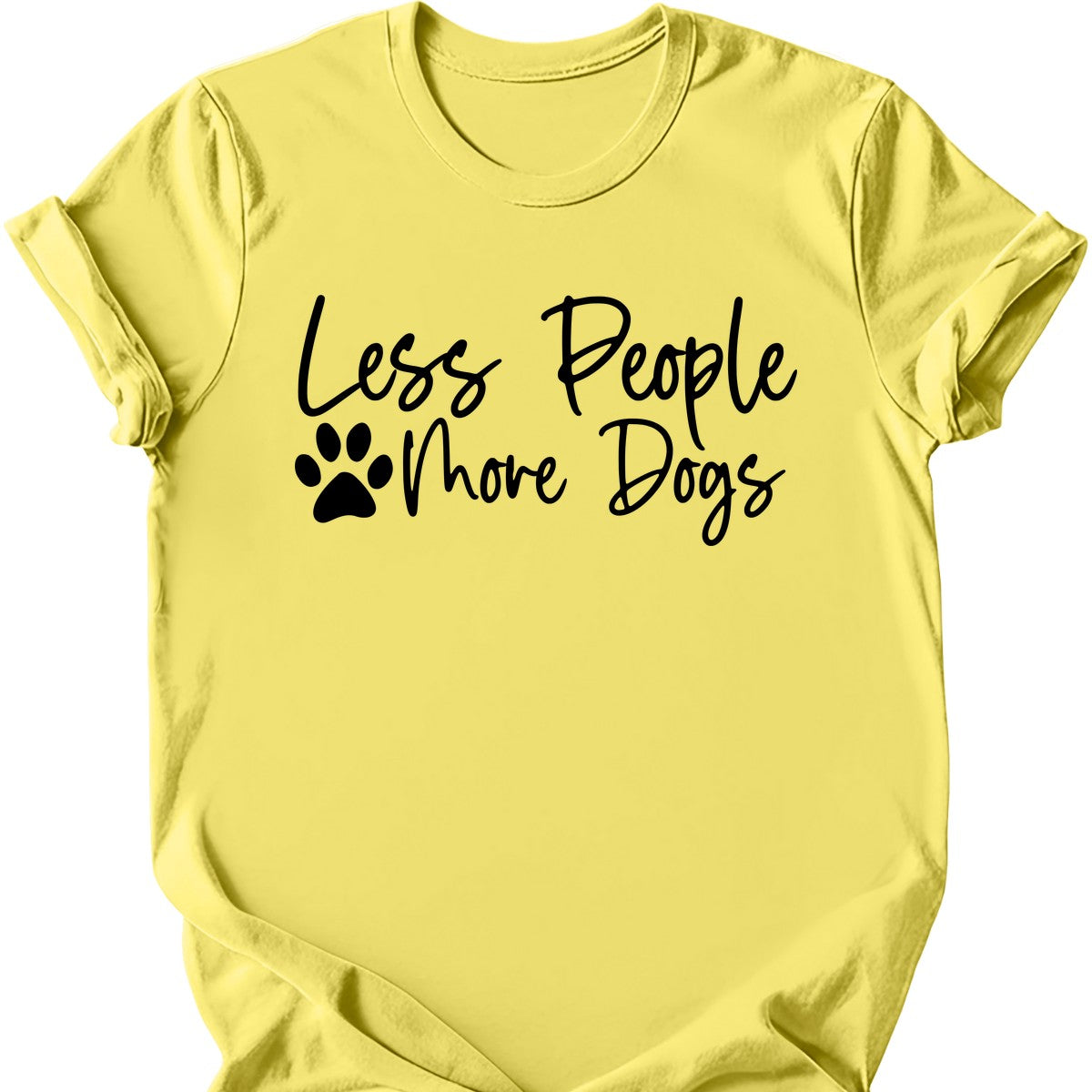 Less People More Dogs T-Shirt