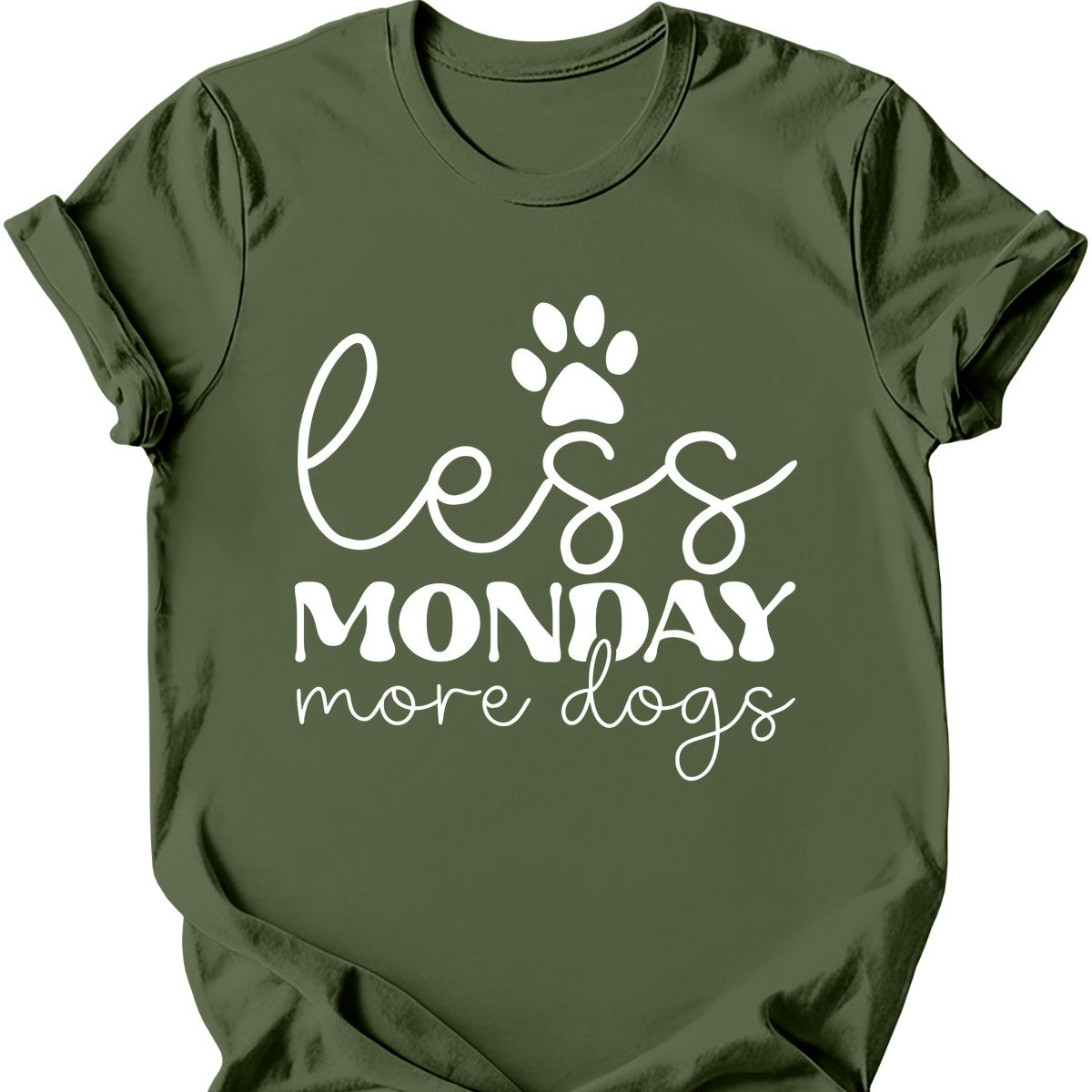Less Monday More Dogs T-Shirt