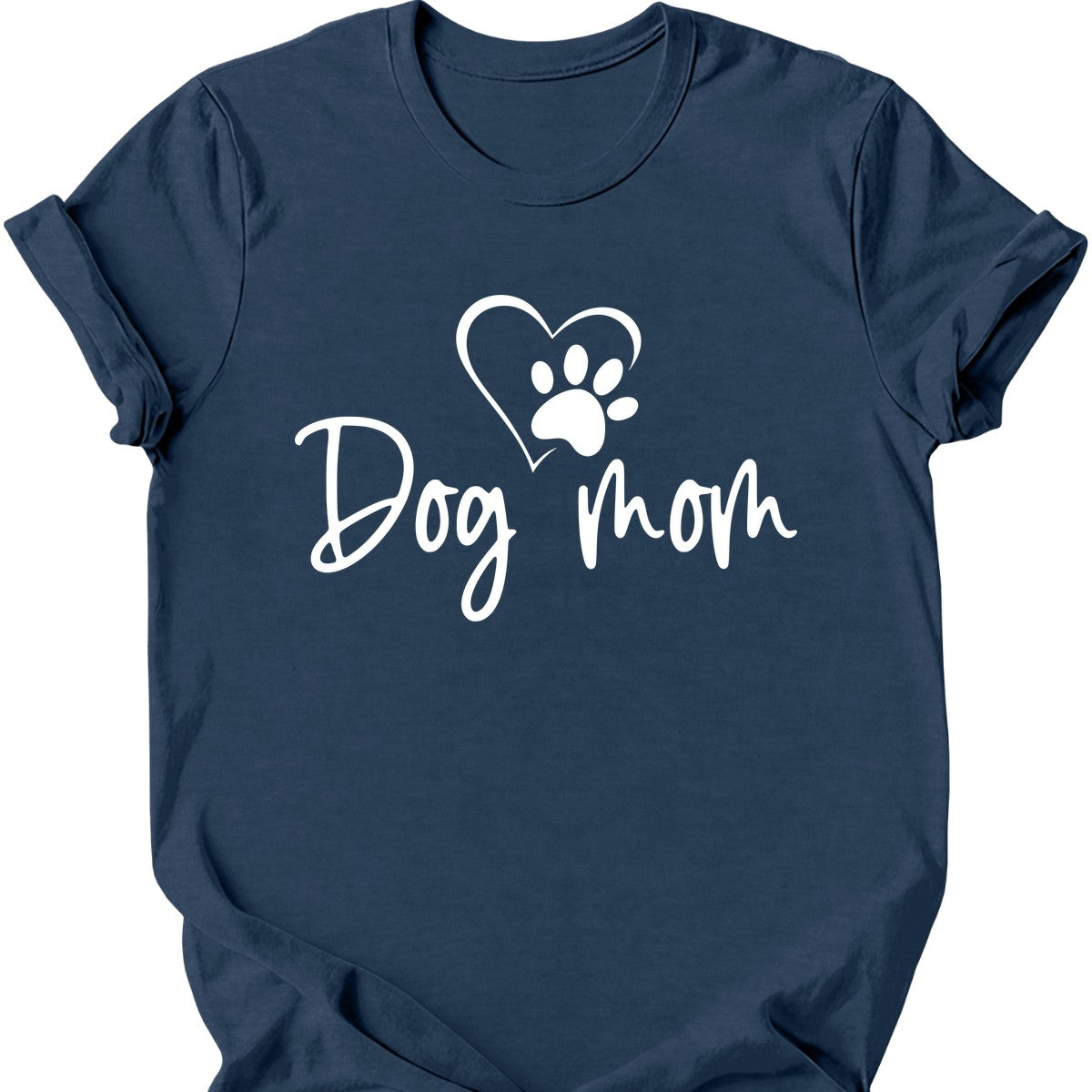 Dog Mom Heart T-Shirt