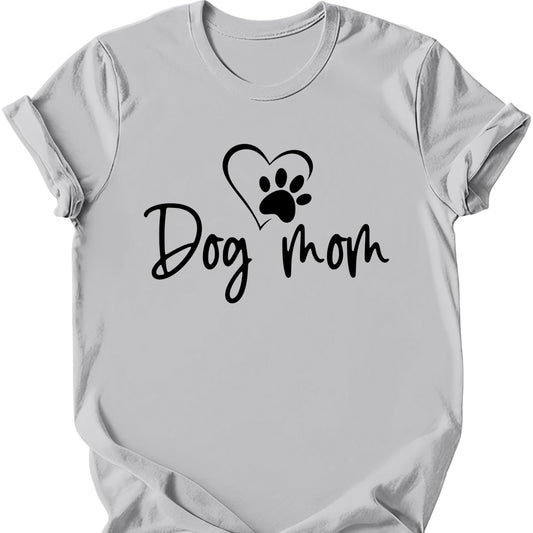 Dog Mom Heart T-Shirt