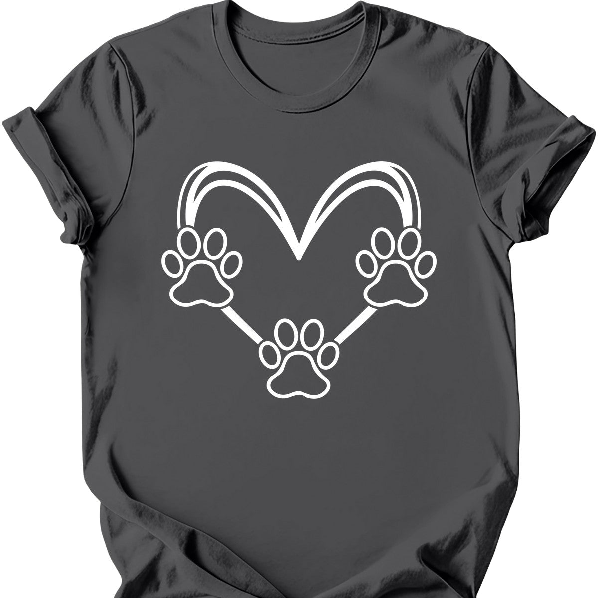 Dog Paw Heart T-Shirt