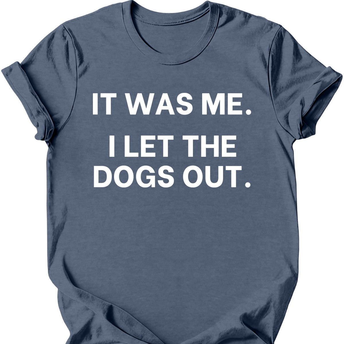 It Was Me I Let The Dogs Out T-Shirt