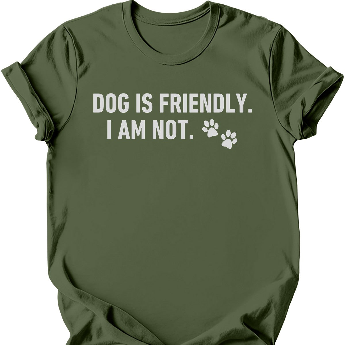 Dog Is Friendly I Am Not T-Shirt
