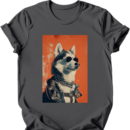 Siberian Husky - Punk Dog T-Shirt