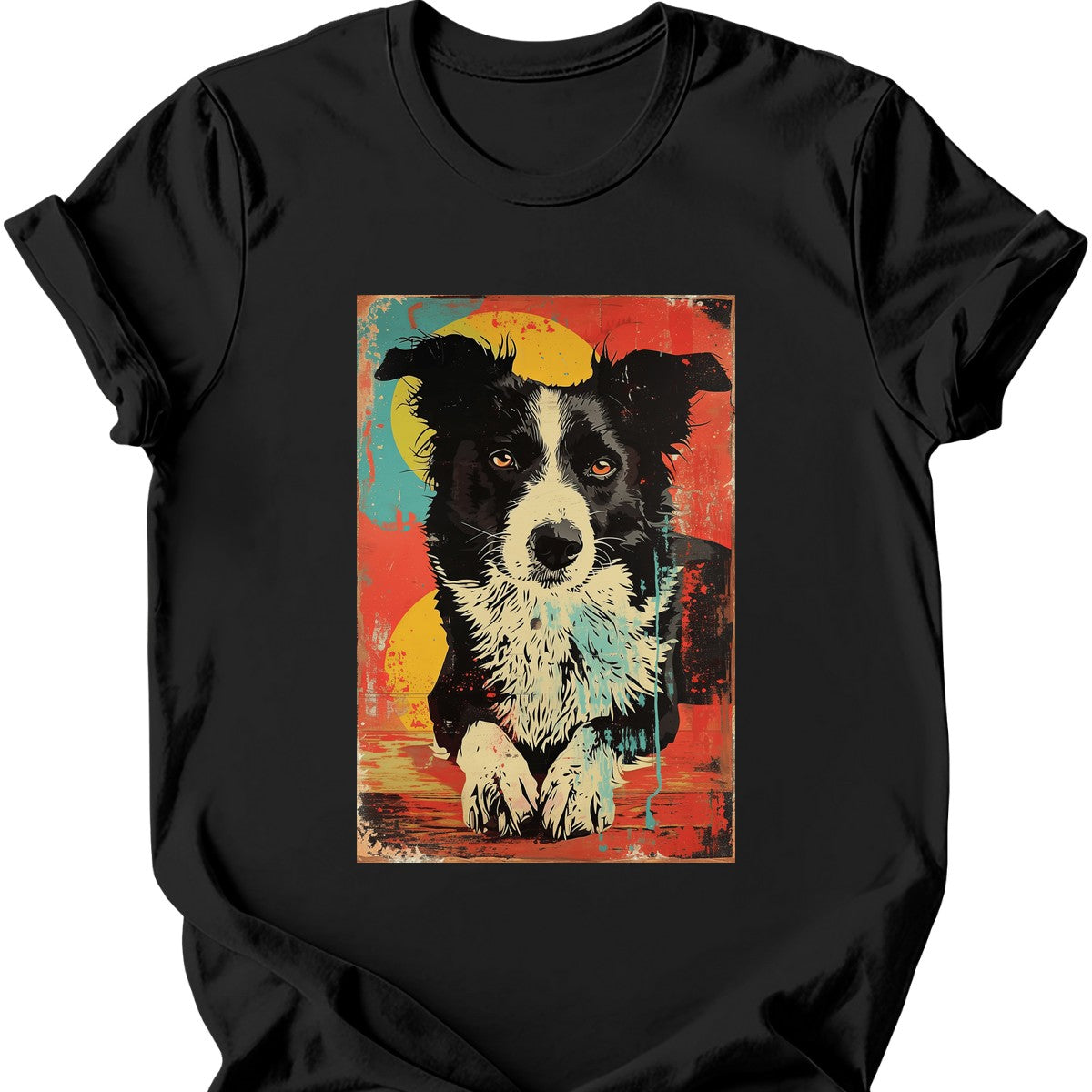 Border Collie - Punk Dog T-Shirt