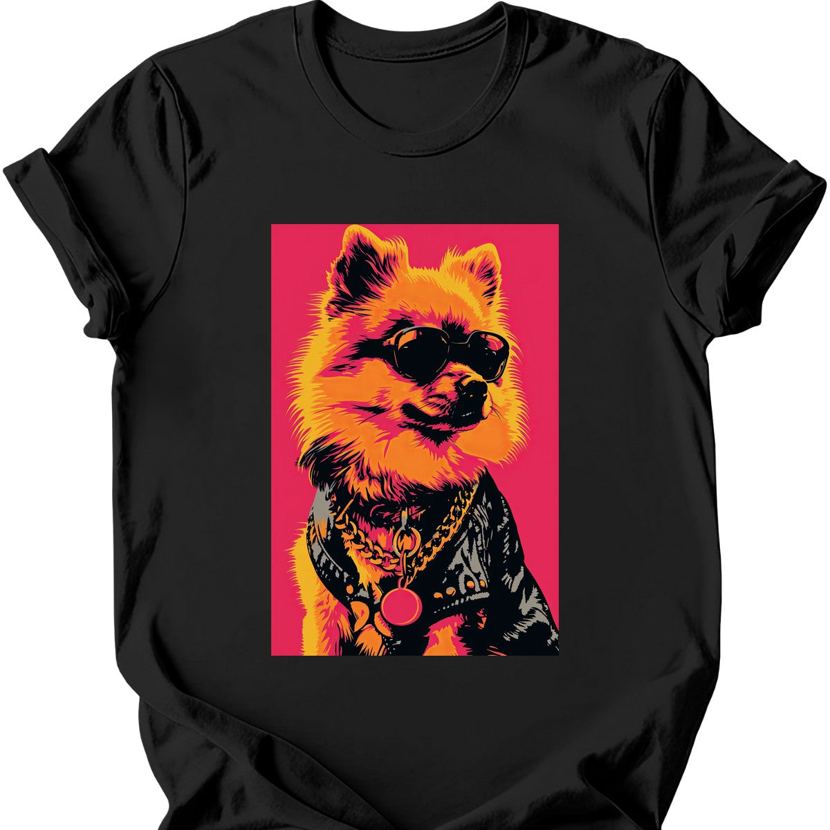 Pomeranian - Punk Dog T-Shirt