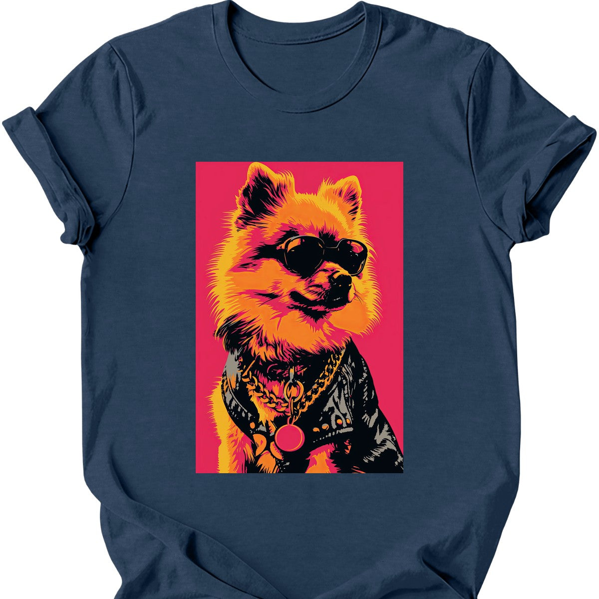Pomeranian - Punk Dog T-Shirt