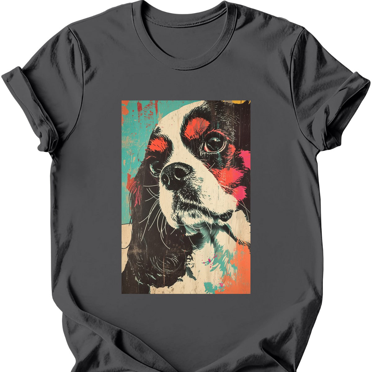 King Charles Cavalier - Punk Dog T-Shirt
