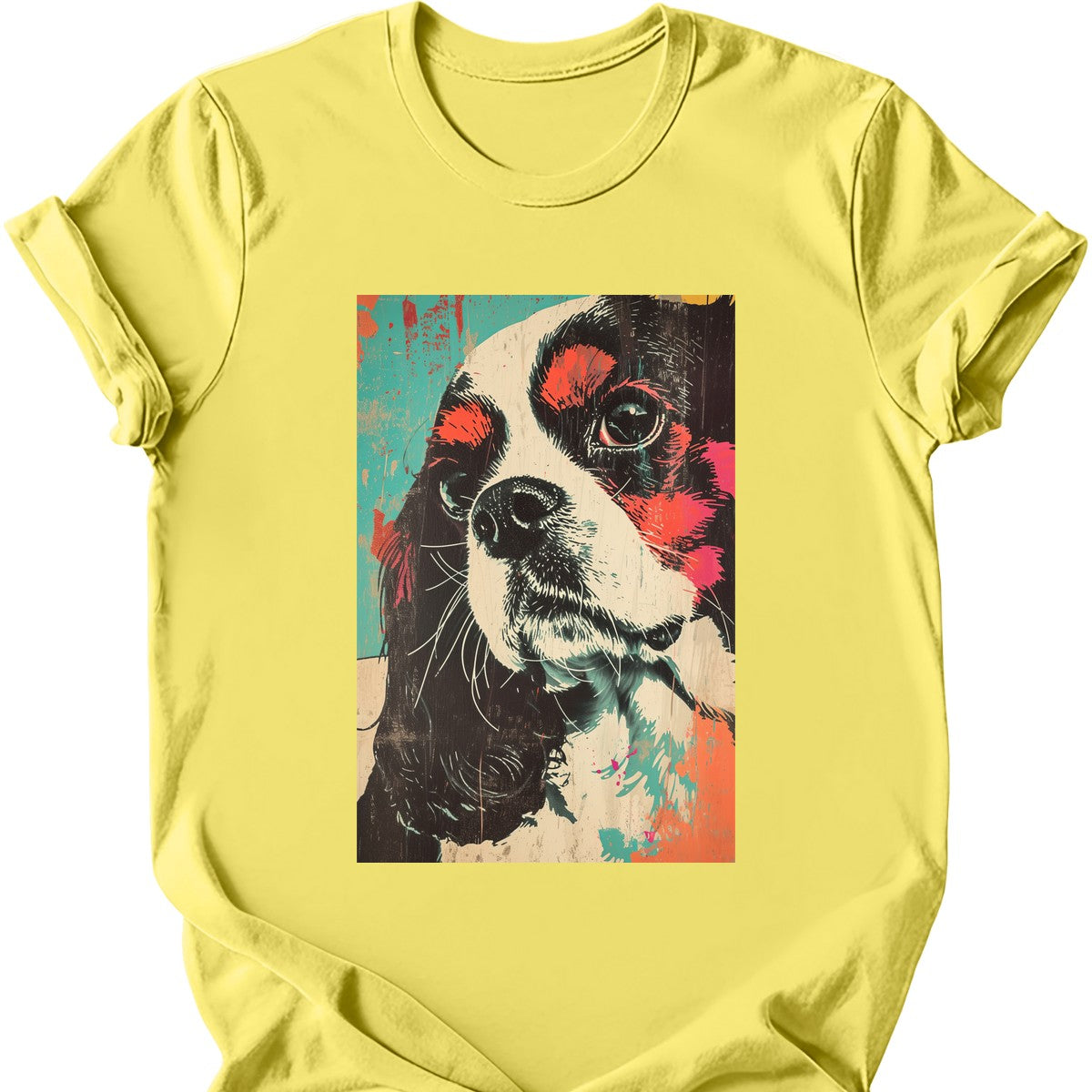 King Charles Cavalier - Punk Dog T-Shirt