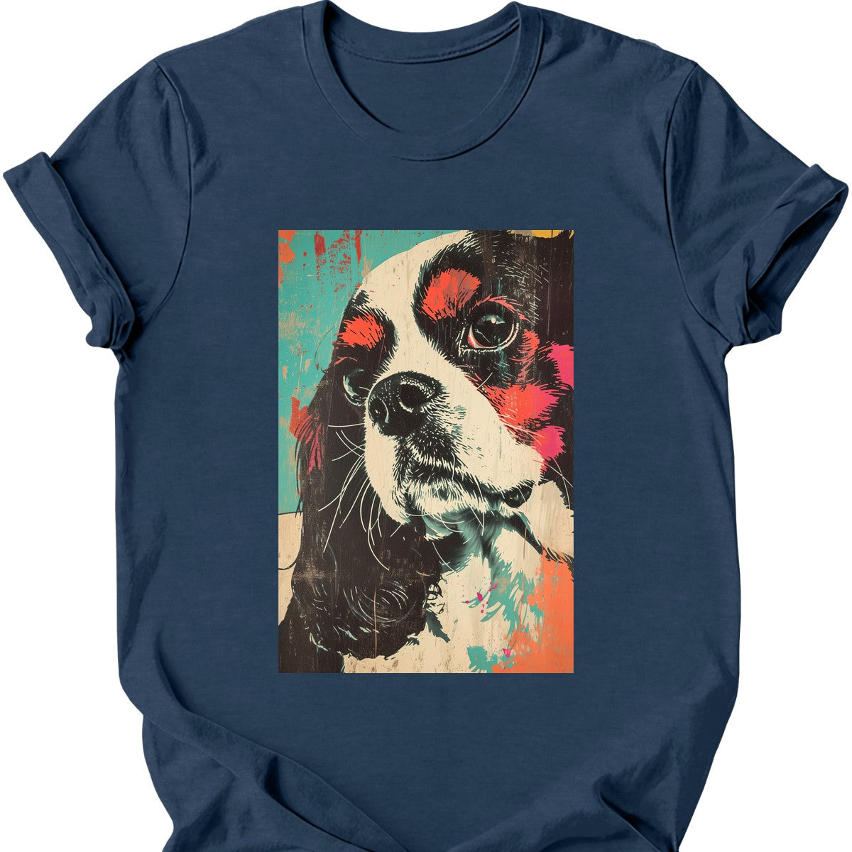 King Charles Cavalier - Punk Dog T-Shirt