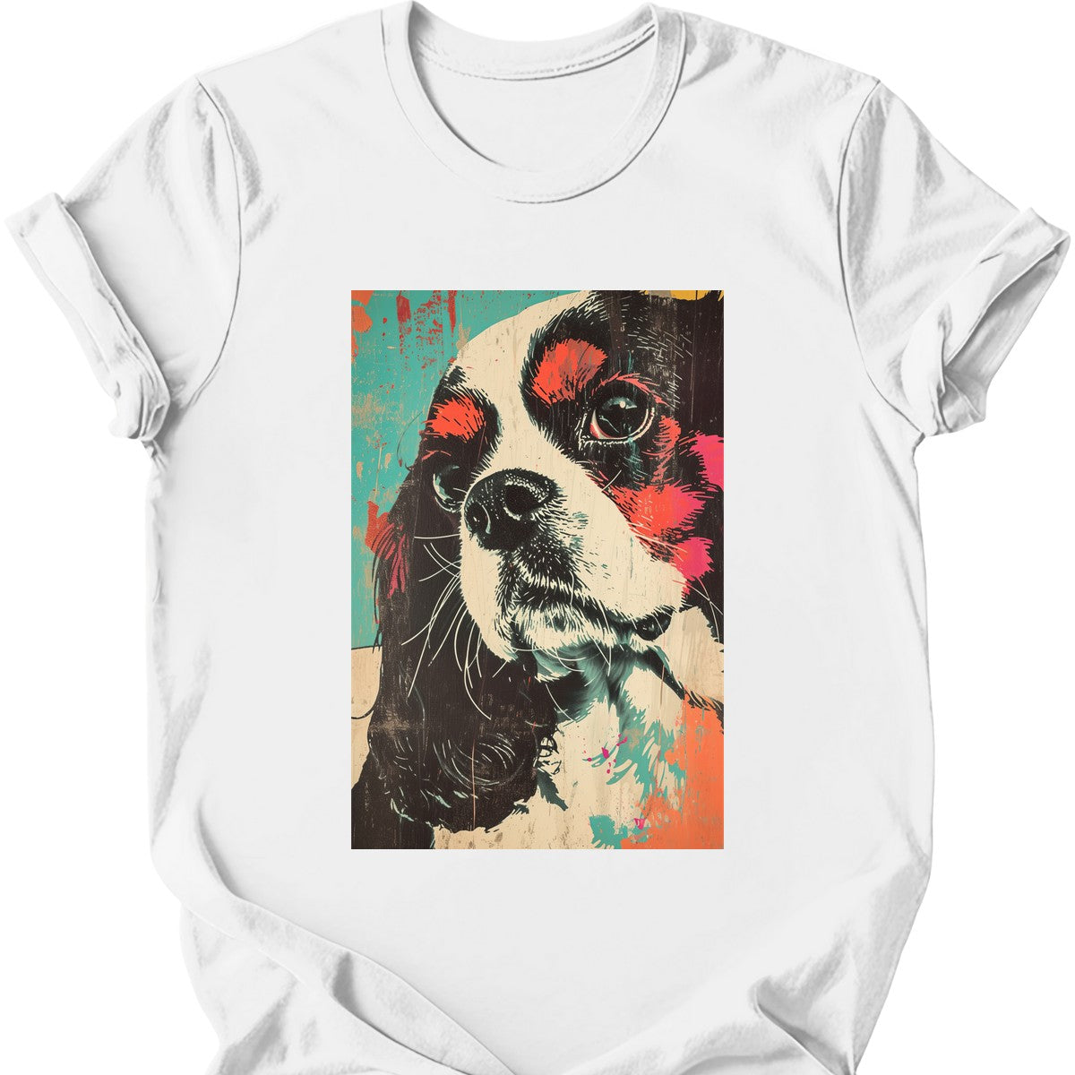 King Charles Cavalier - Punk Dog T-Shirt
