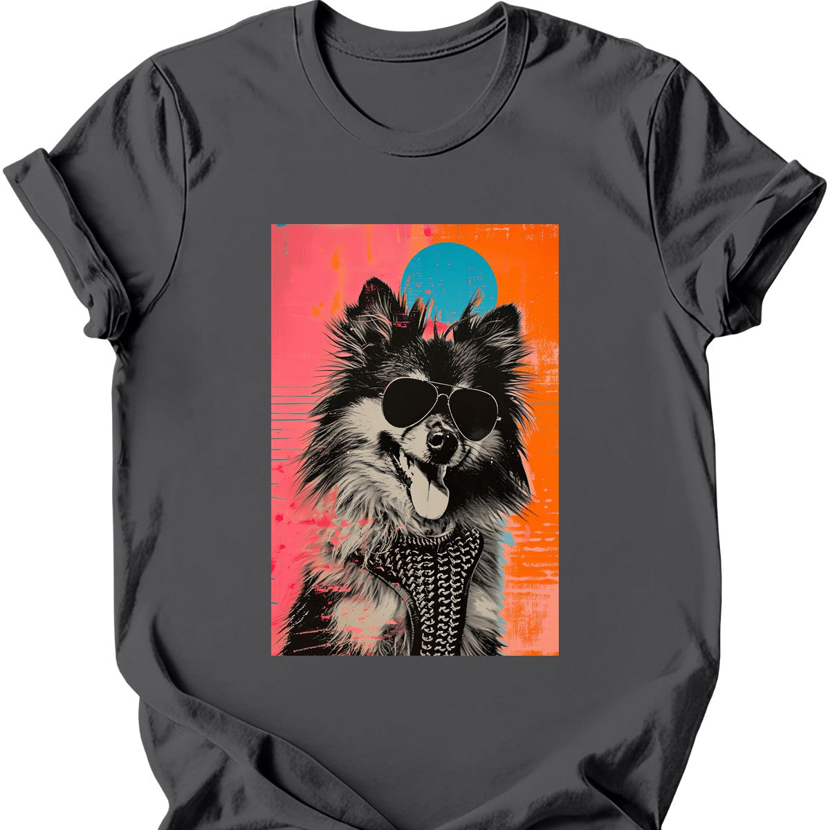 Keeshond - Punk Dog T-Shirt