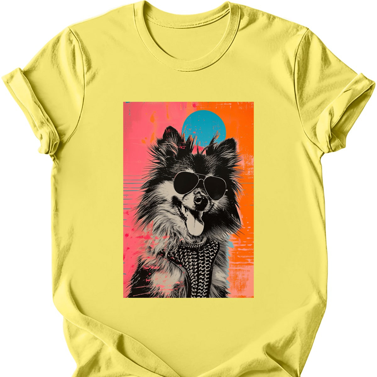 Keeshond - Punk Dog T-Shirt