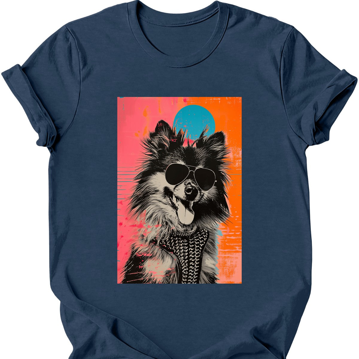 Keeshond - Punk Dog T-Shirt