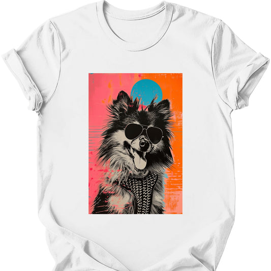 Keeshond - Punk Dog T-Shirt
