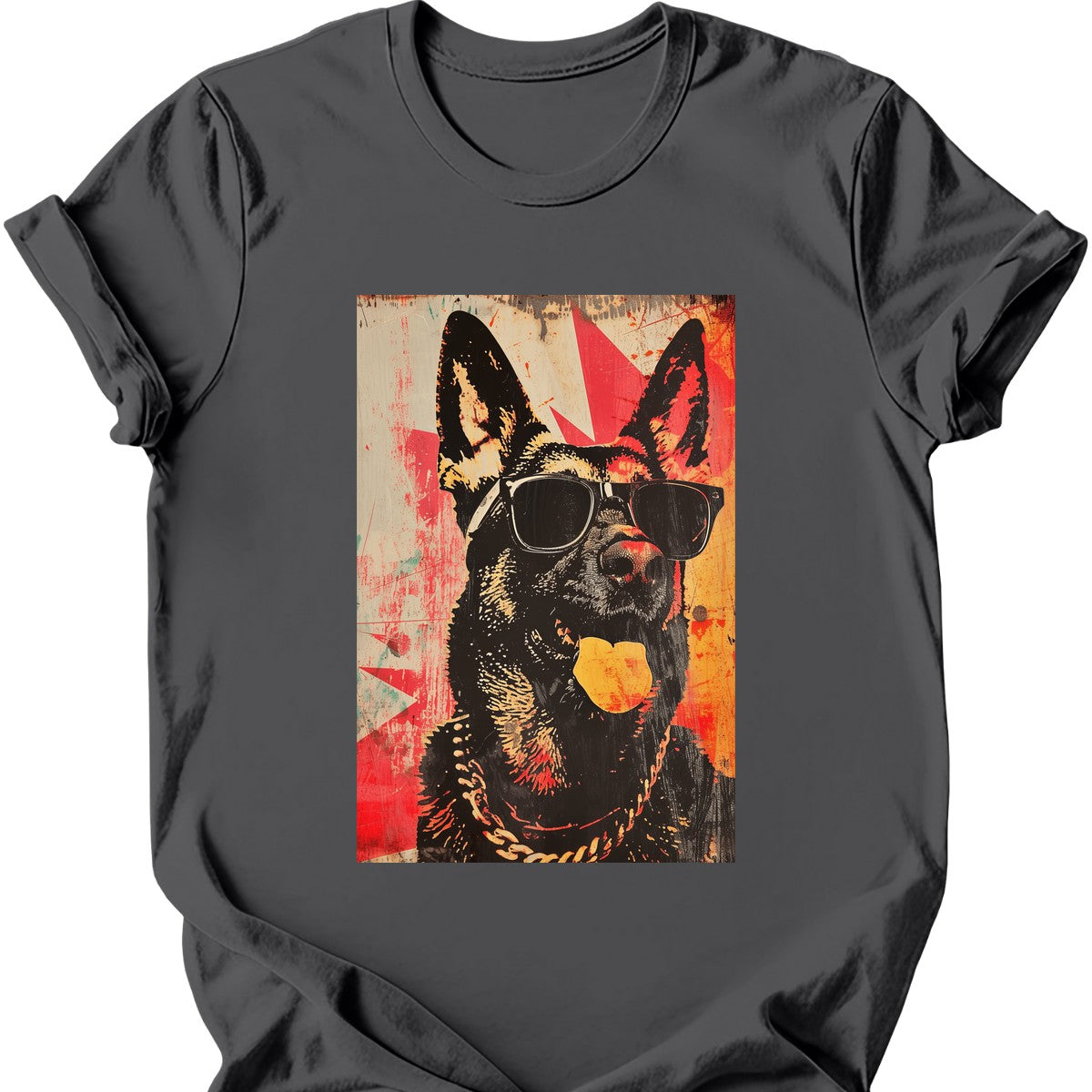 German Shepherd - Punk Dog T-Shirt