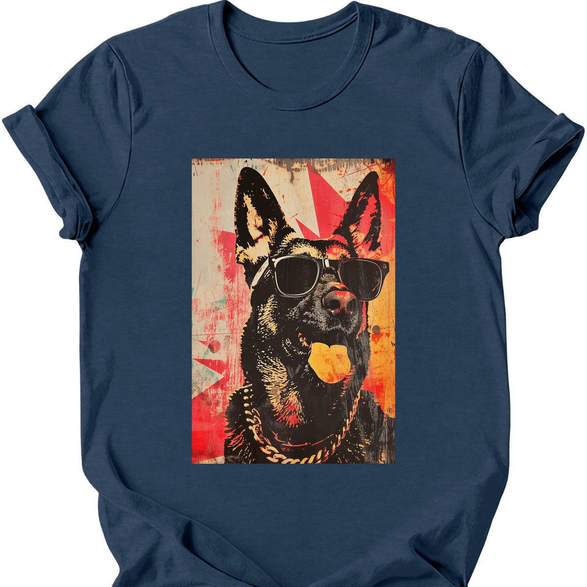 German Shepherd - Punk Dog T-Shirt
