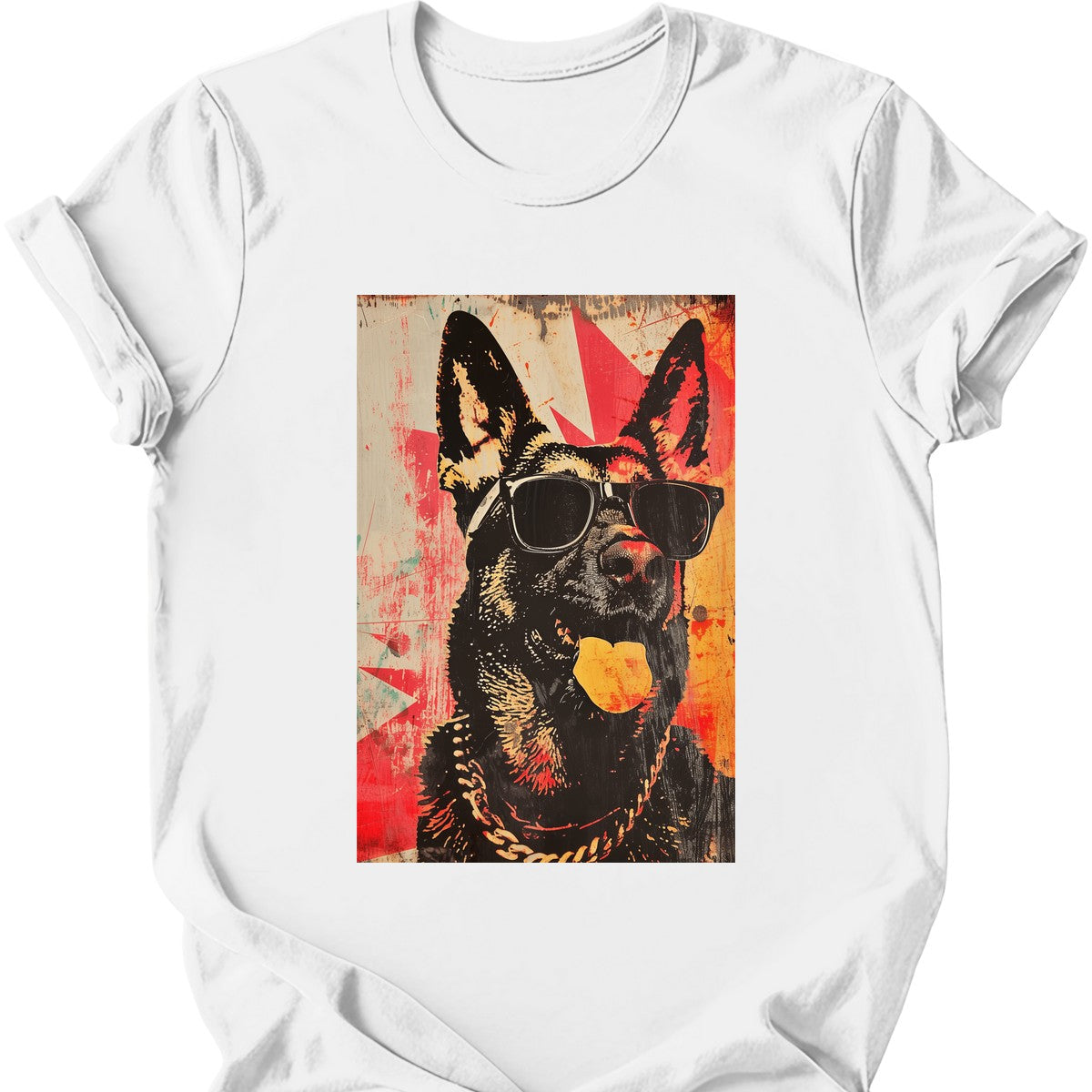 German Shepherd - Punk Dog T-Shirt