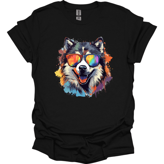 Alaskan Malamute - Top Dog T-Shirt - Black