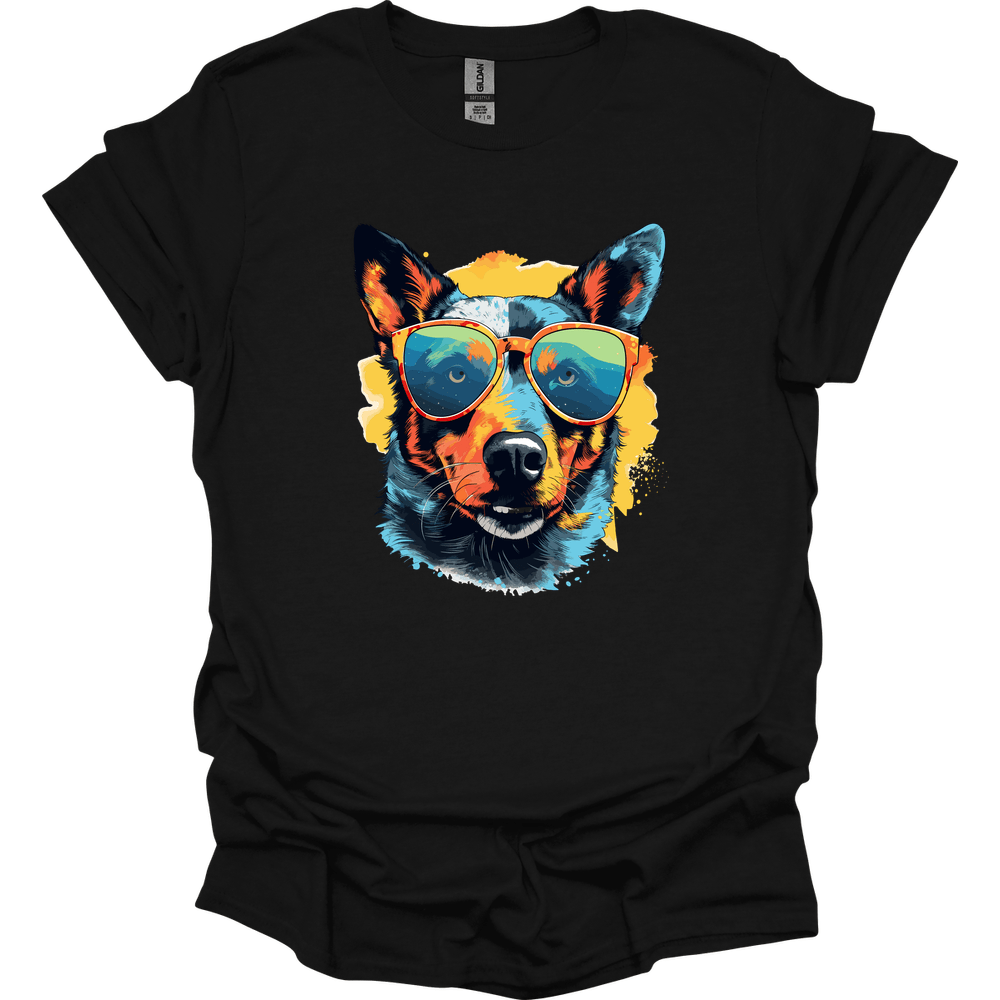 Australian Cattle - Top Dog T-Shirt - Black