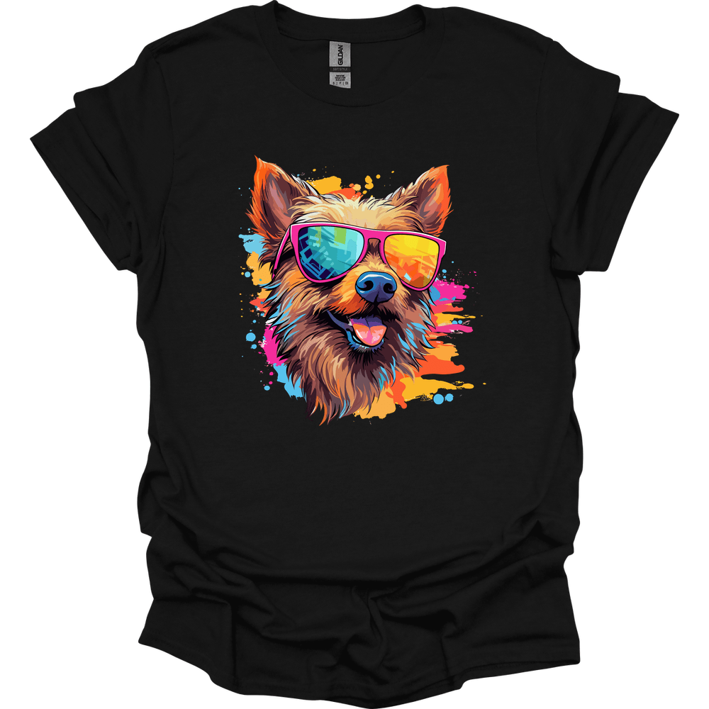 Australian Terrier - Top Dog T-Shirt - Black