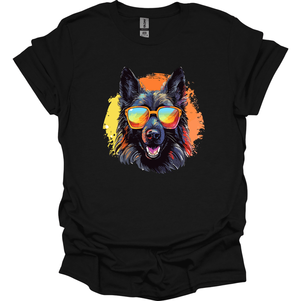 Belgian Sheepdog - Top Dog T-Shirt - Black