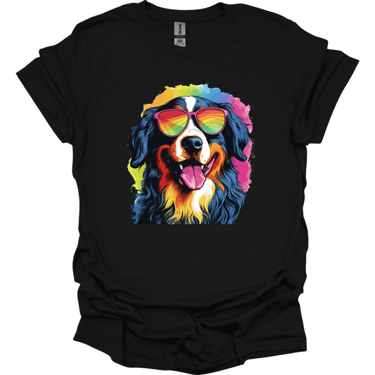 Bernese Mountain - Top Dog T-Shirt - Black